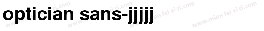 optician sans字体转换